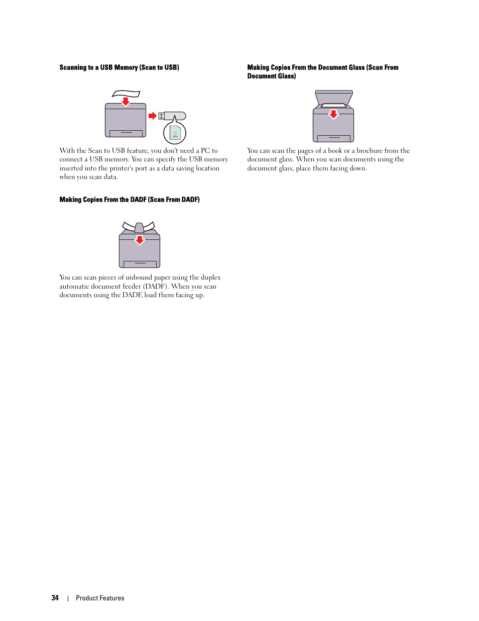 Dell C2665dnf Color Laser Printer User Manual | Page 36 / 578