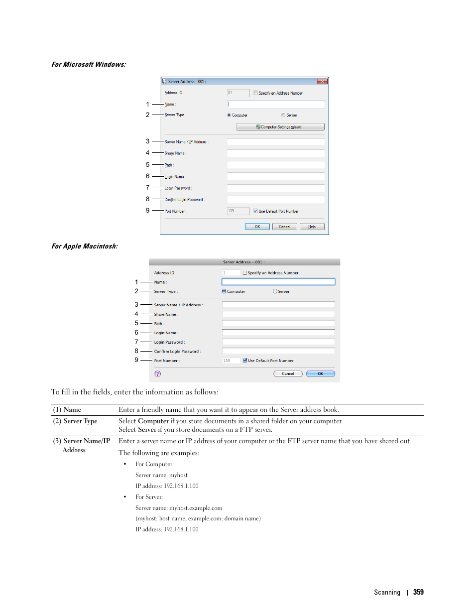 Dell C2665dnf Color Laser Printer User Manual | Page 361 / 578