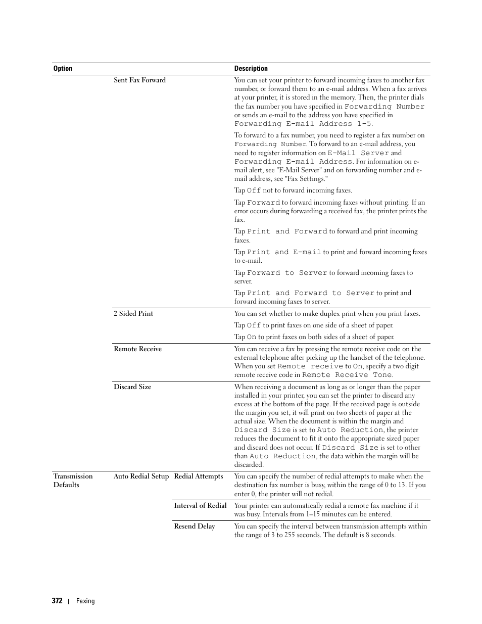 Dell C2665dnf Color Laser Printer User Manual | Page 374 / 578