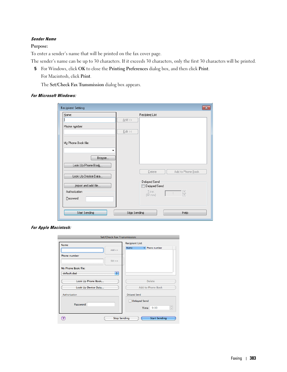 Dell C2665dnf Color Laser Printer User Manual | Page 385 / 578