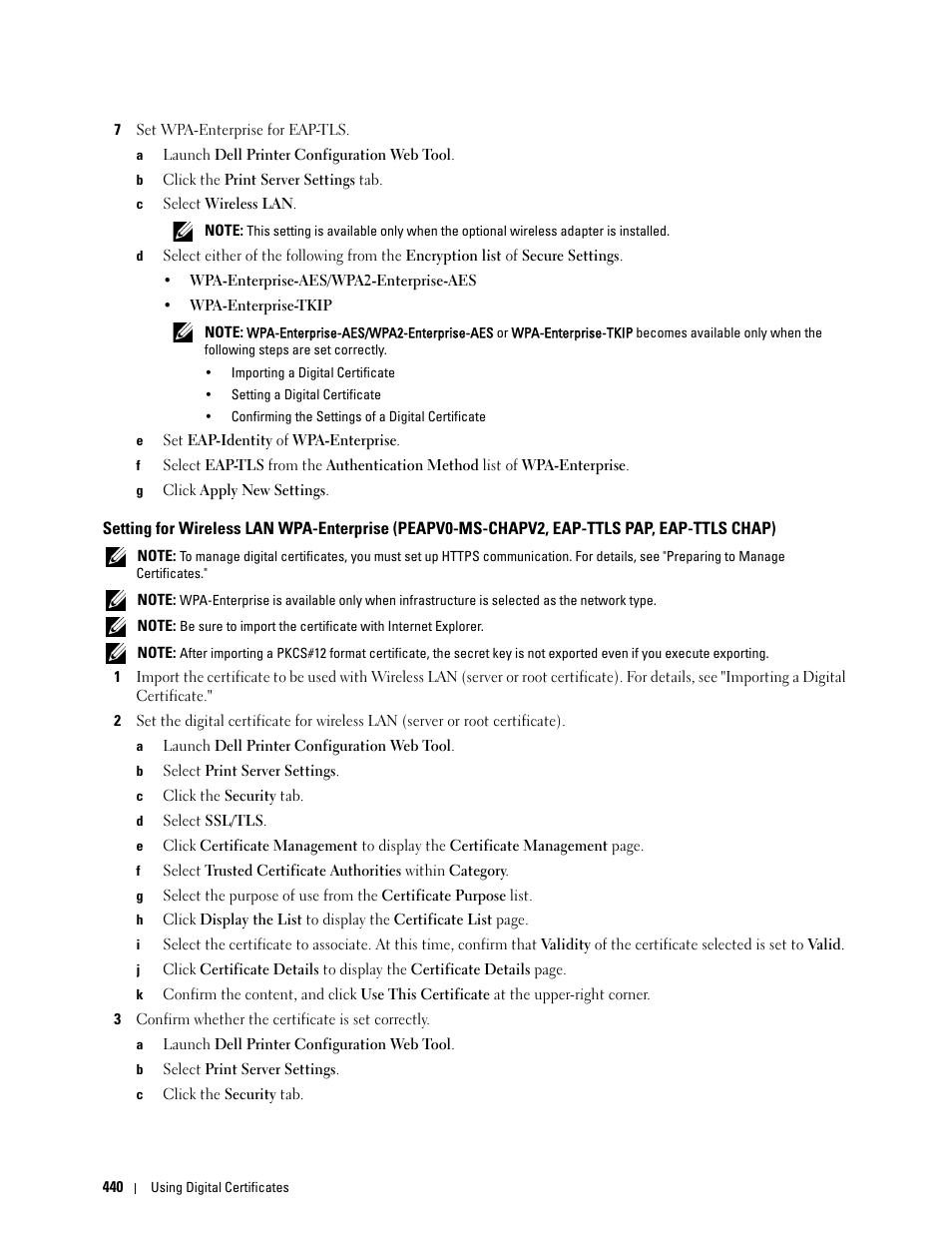 Eap-ttls chap) | Dell C2665dnf Color Laser Printer User Manual | Page 442 / 578