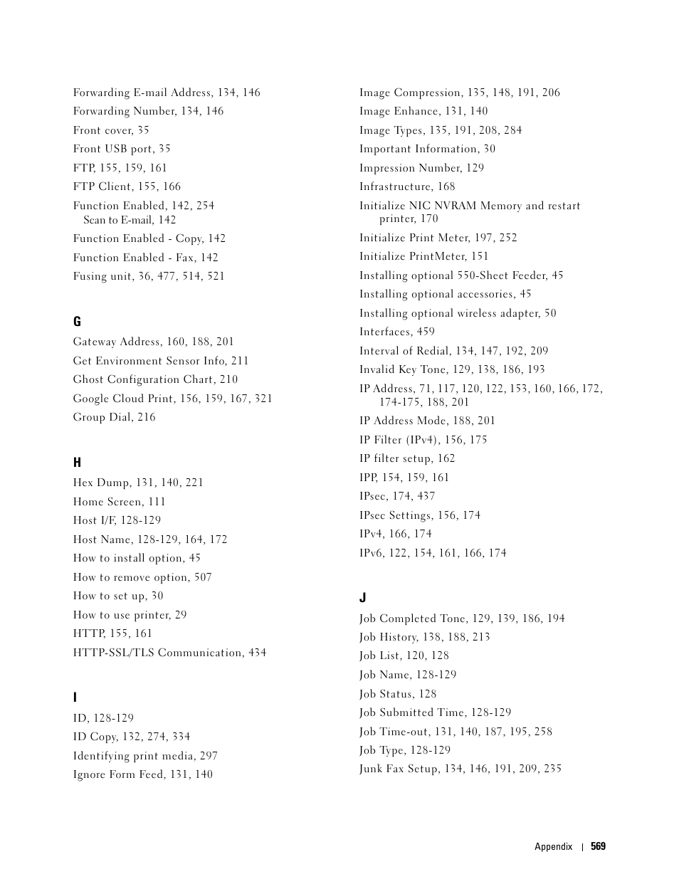 Dell C2665dnf Color Laser Printer User Manual | Page 571 / 578