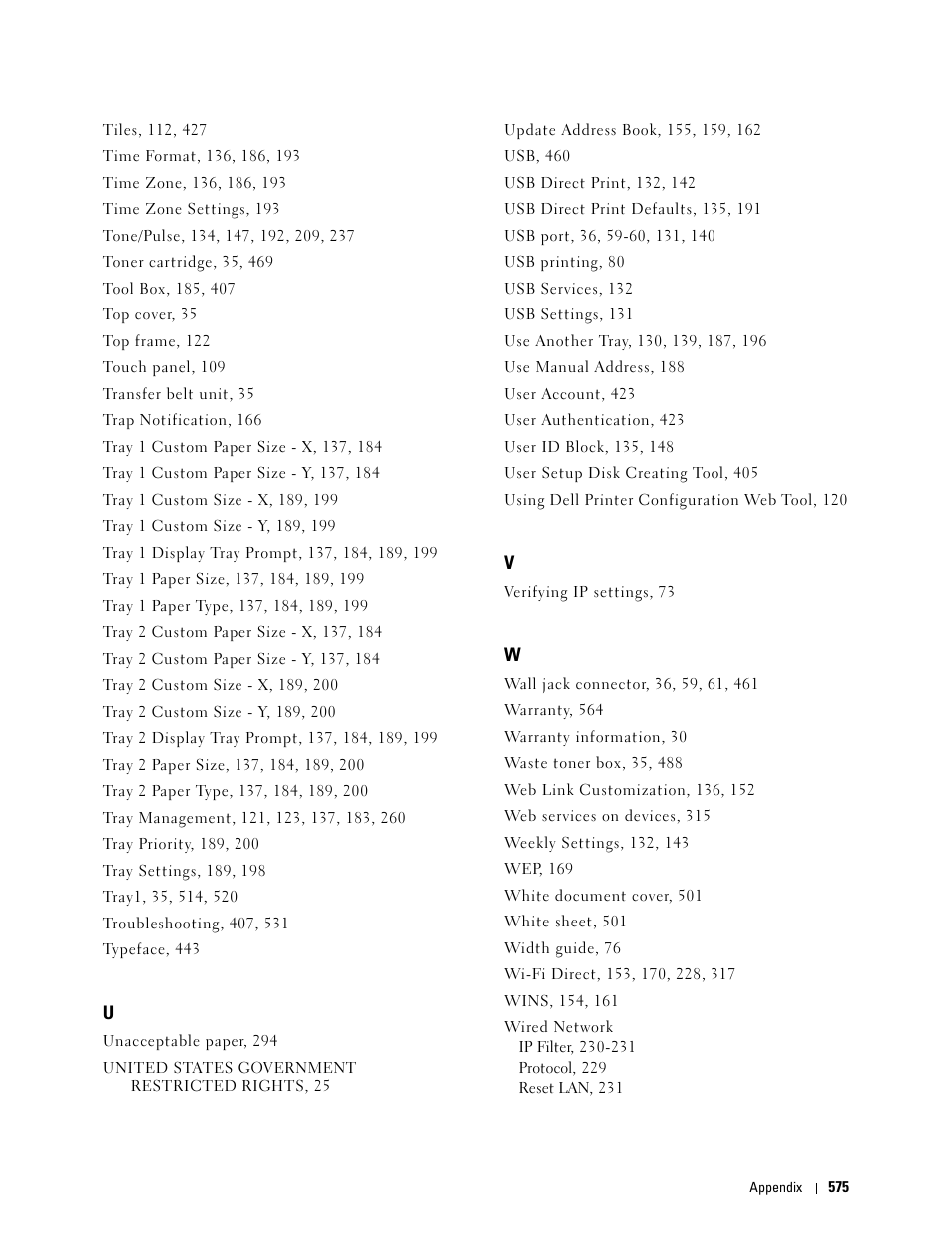 Dell C2665dnf Color Laser Printer User Manual | Page 577 / 578