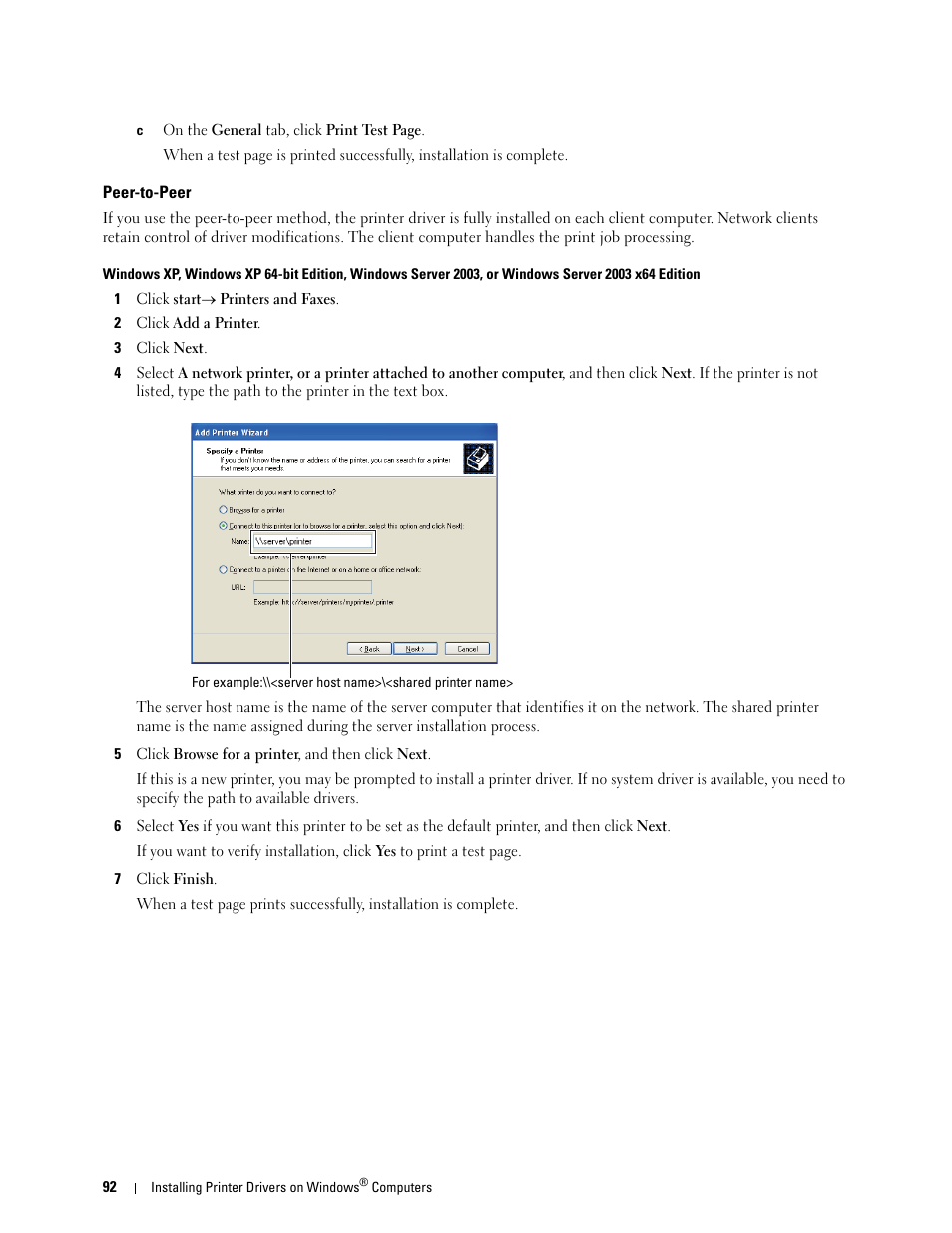 Peer-to-peer | Dell C2665dnf Color Laser Printer User Manual | Page 94 / 578