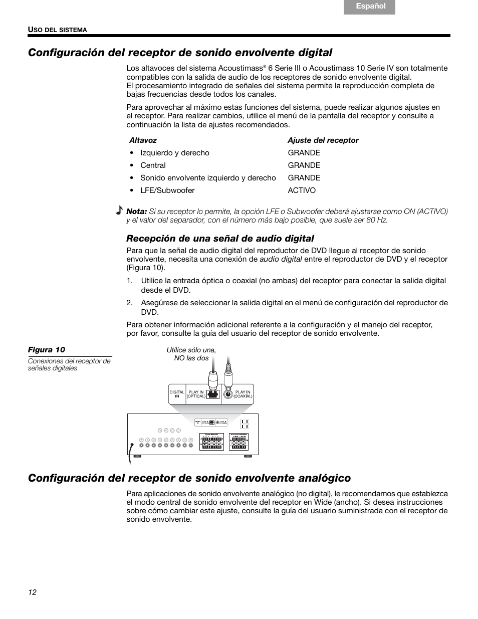 Bose Acoustimass 10 Series IV User Manual | Page 26 / 44