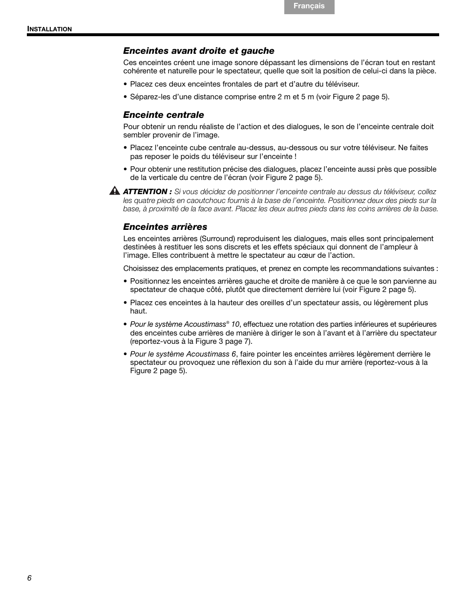 Bose Acoustimass 10 Series IV User Manual | Page 34 / 44