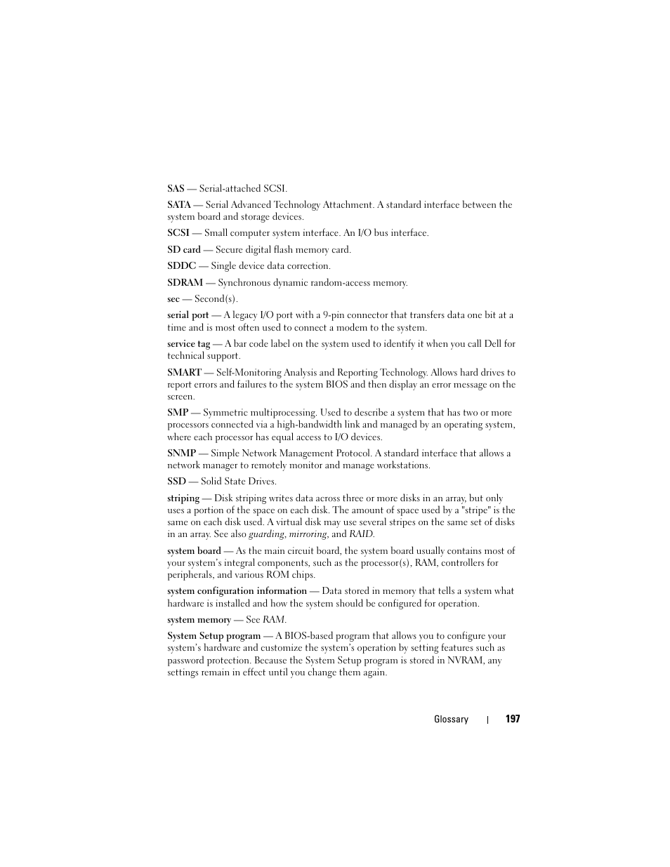 Dell POWEREDGE R710 User Manual | Page 197 / 208