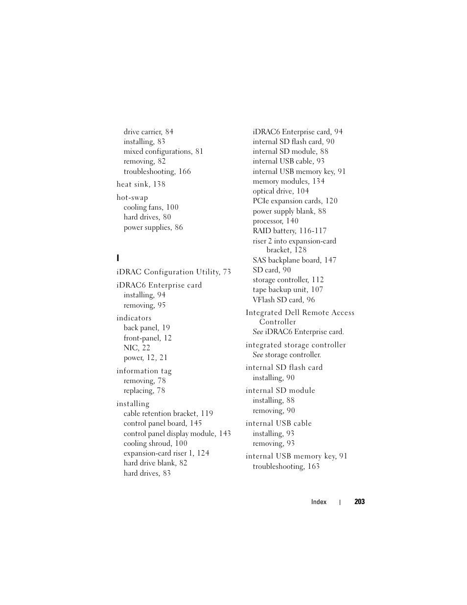 Dell POWEREDGE R710 User Manual | Page 203 / 208