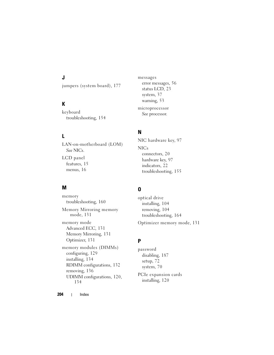 Dell POWEREDGE R710 User Manual | Page 204 / 208