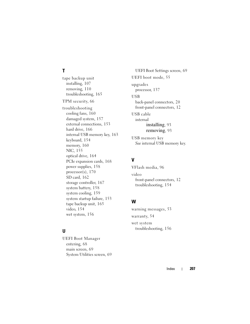 Dell POWEREDGE R710 User Manual | Page 207 / 208