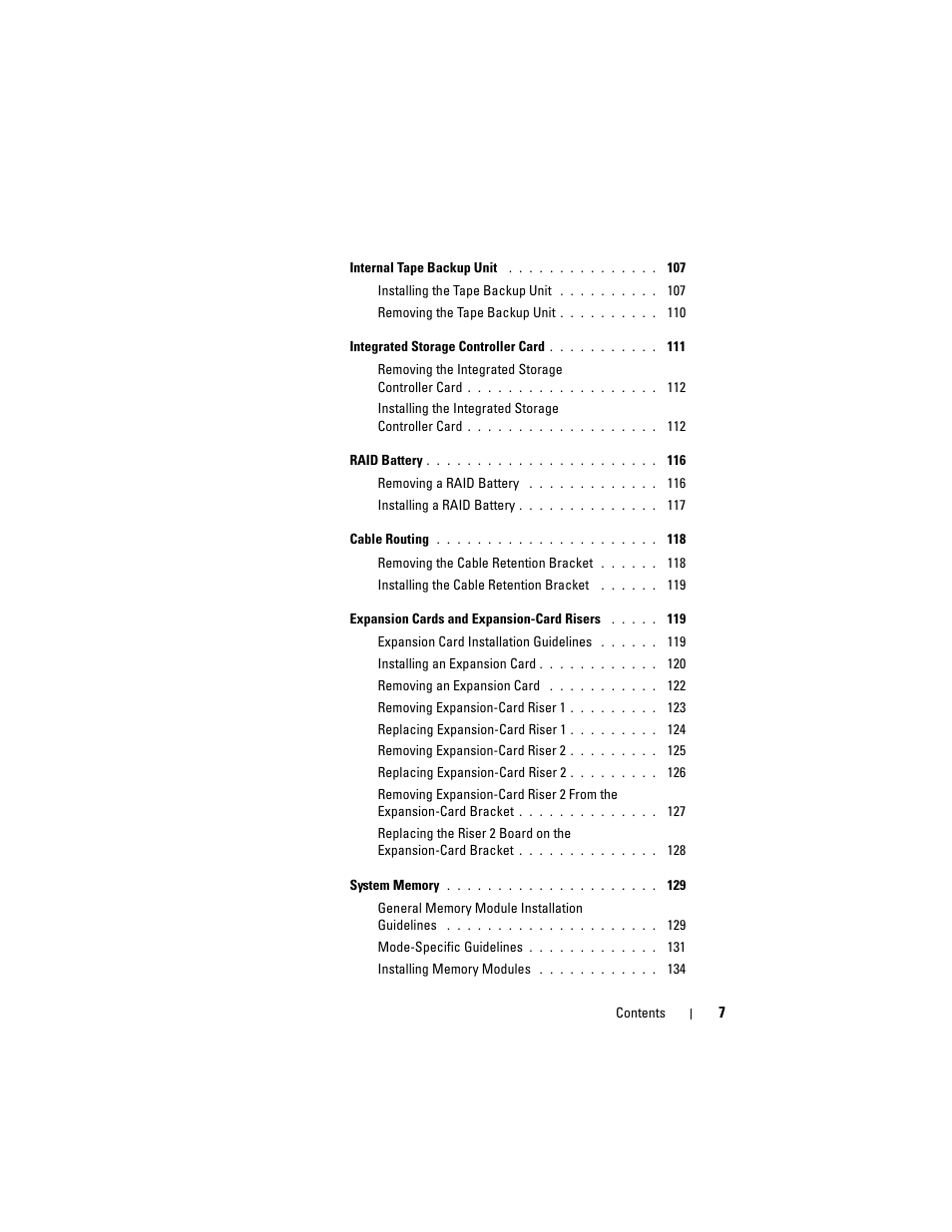 Dell POWEREDGE R710 User Manual | Page 7 / 208