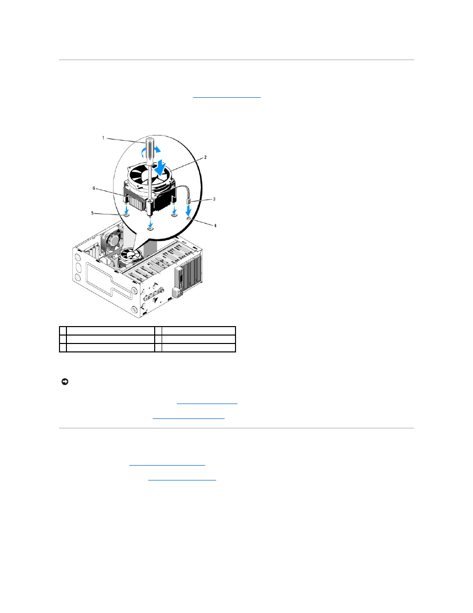 Replacing the processor heat sink assembly, Remove the chassis fan | Dell Vostro 410 (Late 2008) User Manual | Page 26 / 62