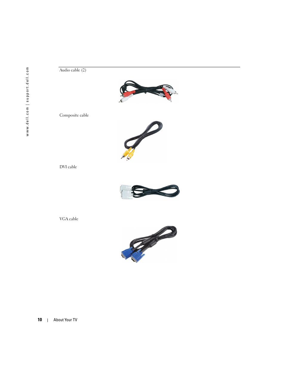 Dell LCD TV W2600 User Manual | Page 11 / 53