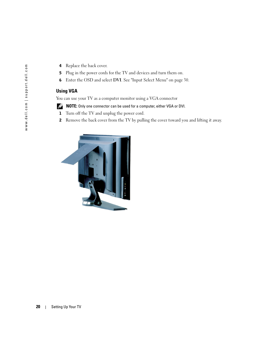 Dell LCD TV W2600 User Manual | Page 21 / 53