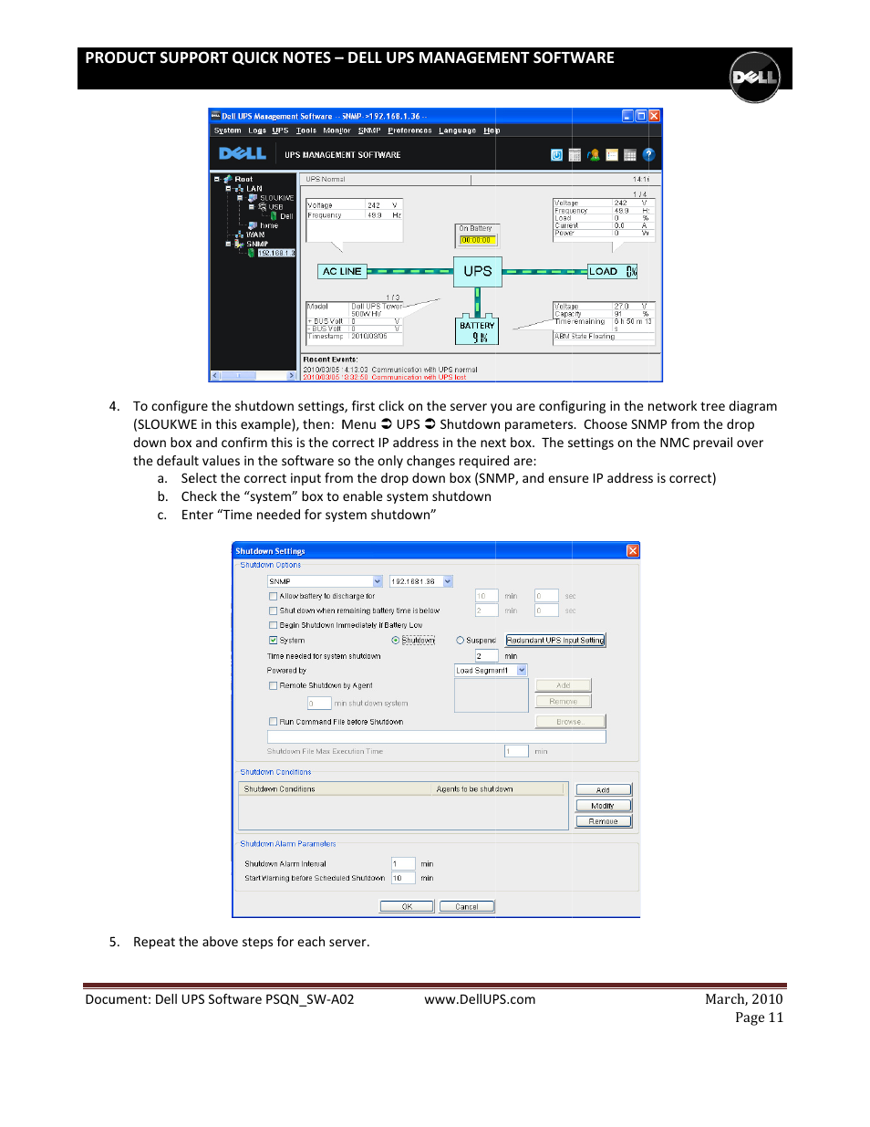 Dell UPS 10000R User Manual | Page 11 / 14