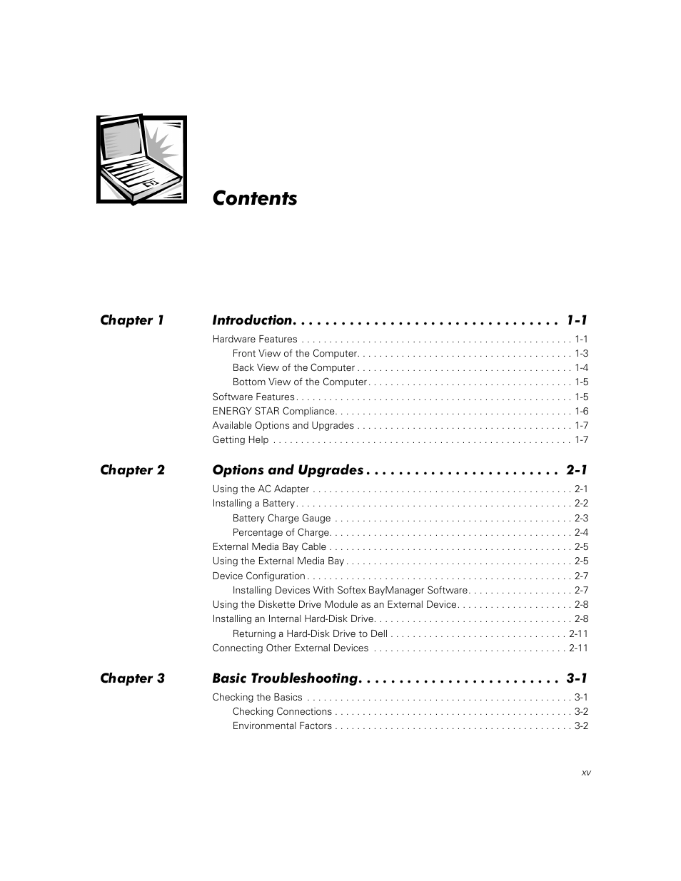 Dell Inspiron 2000 User Manual | Page 13 / 132