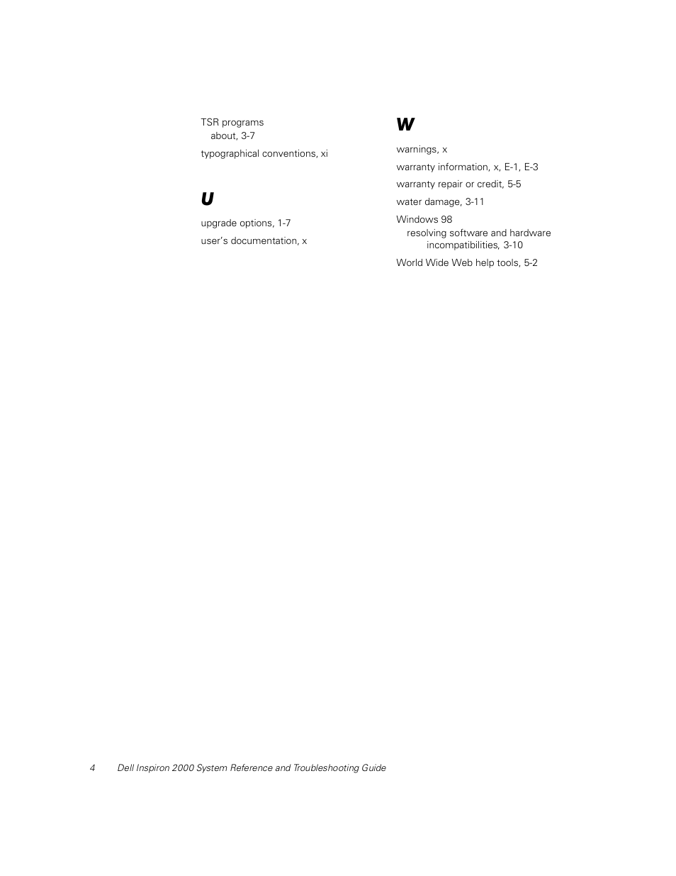 Dell Inspiron 2000 User Manual | Page 132 / 132