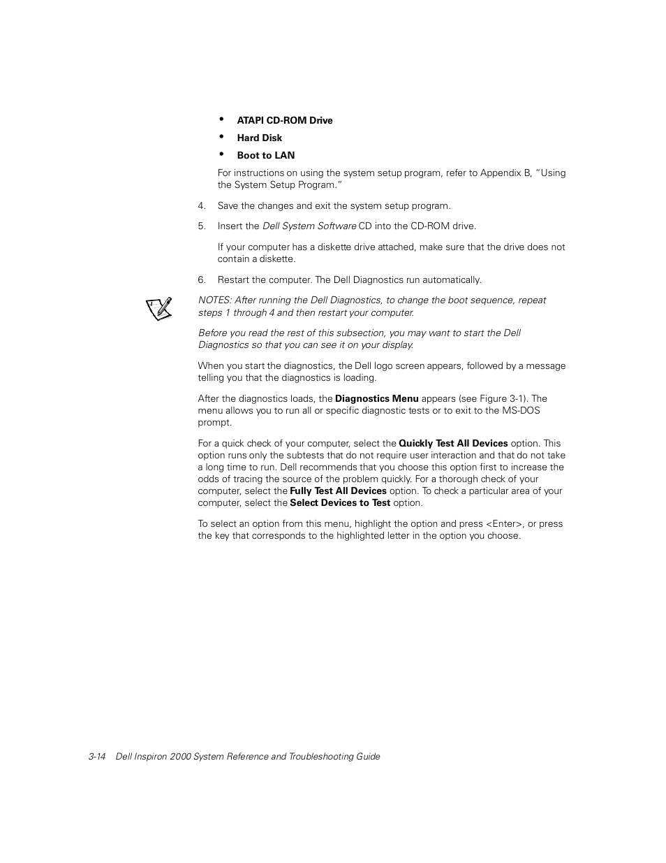 Dell Inspiron 2000 User Manual | Page 52 / 132