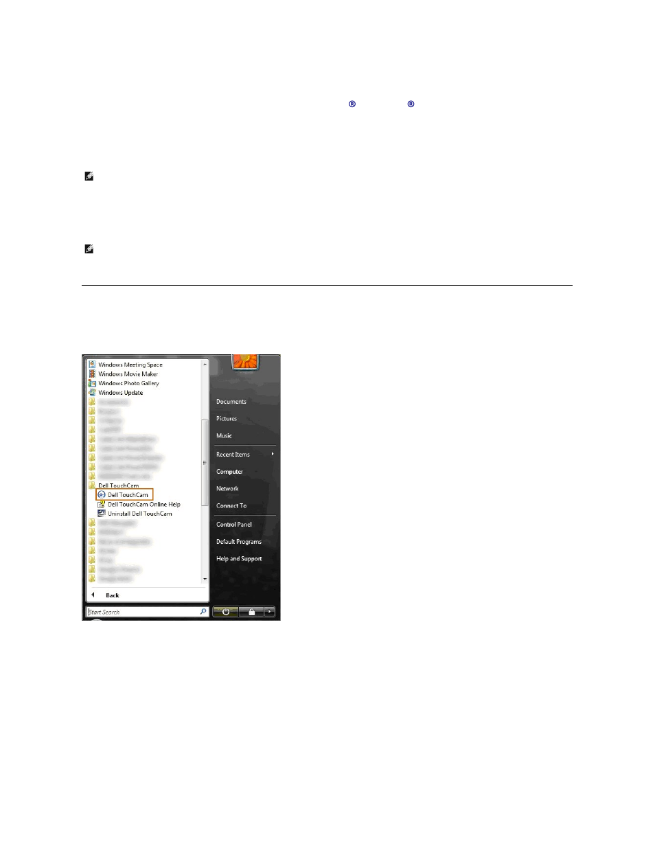 Using the camera | Dell D2201 Monitor User Manual | Page 27 / 43