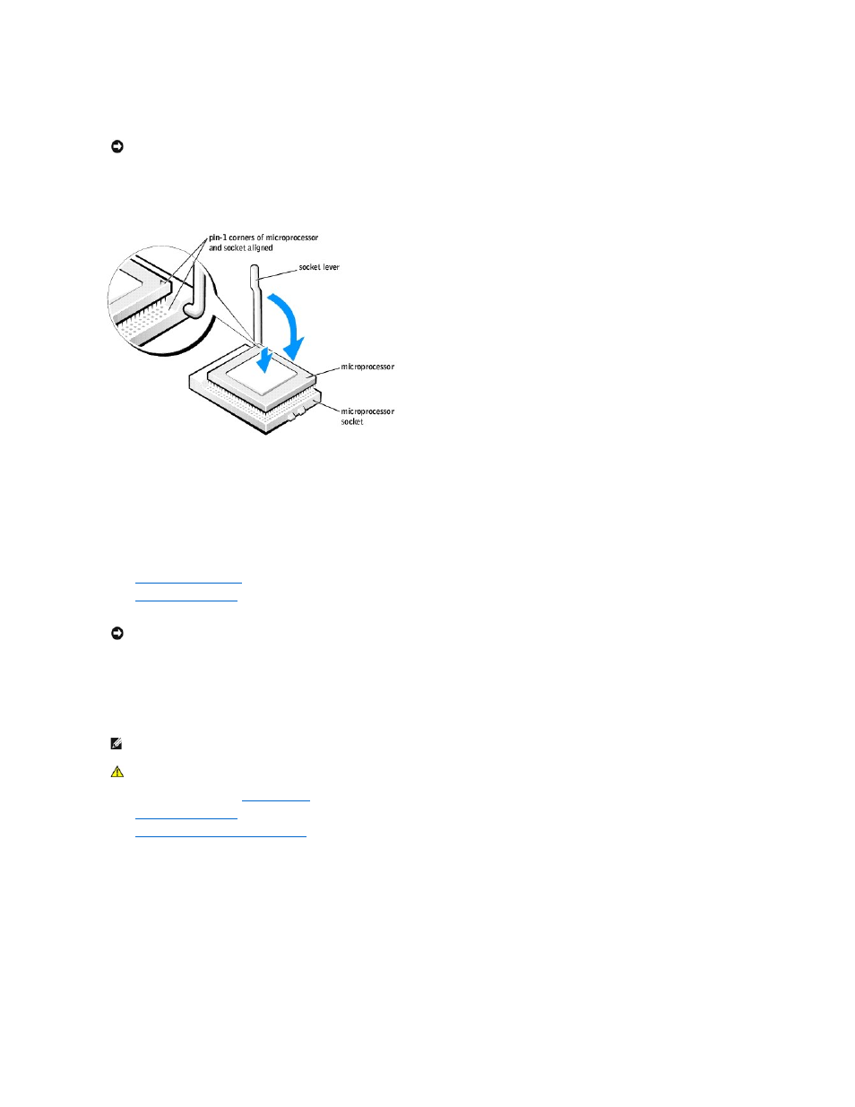 Removing the microprocessor | Dell XPS/Dimension XPS User Manual | Page 26 / 49