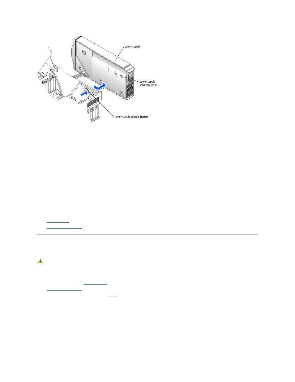 Front panel, Replacing the power supply, Removing the front panel | Dell XPS/Dimension XPS User Manual | Page 30 / 49