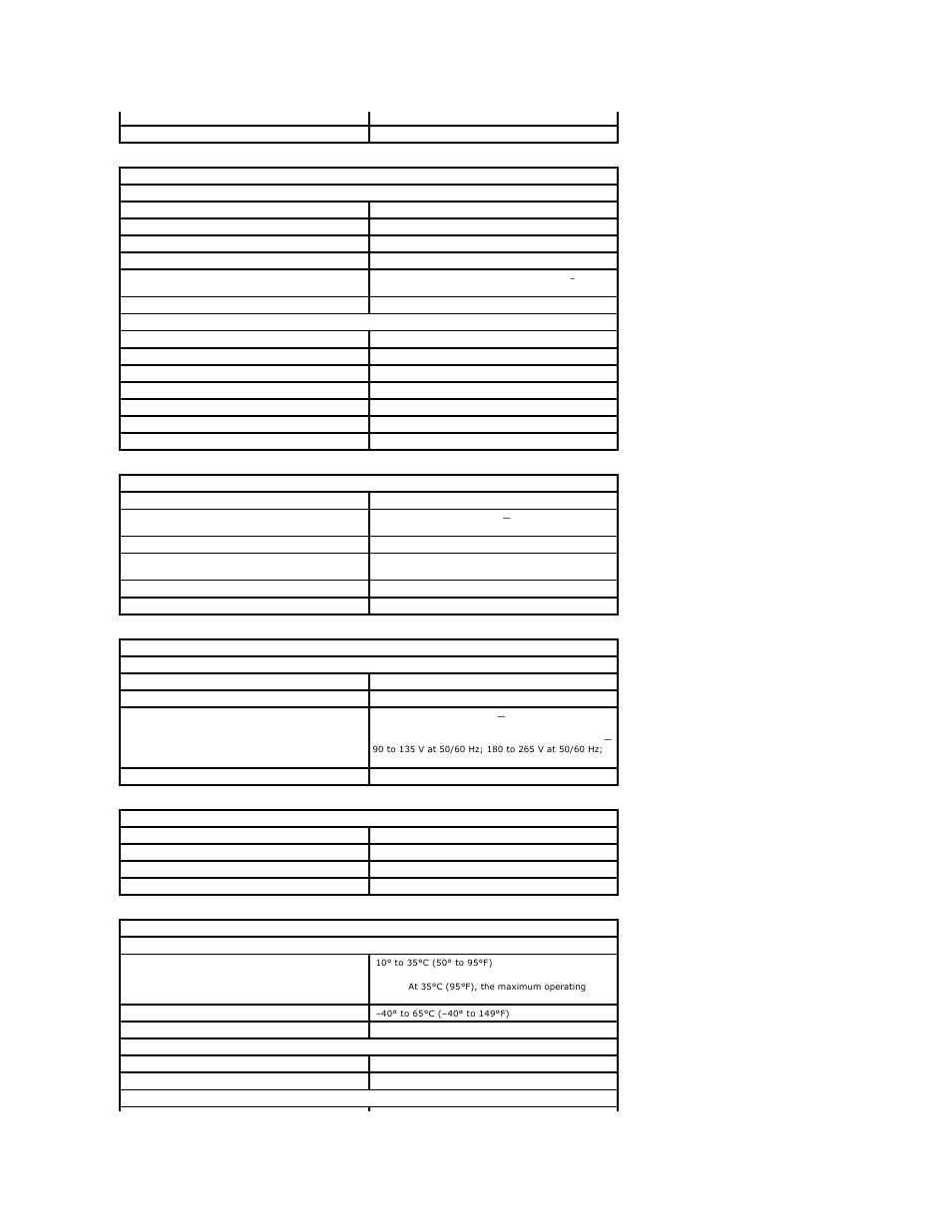 Connectors, Controls and lights, Power | Physical, Environmental | Dell XPS/Dimension XPS User Manual | Page 37 / 49