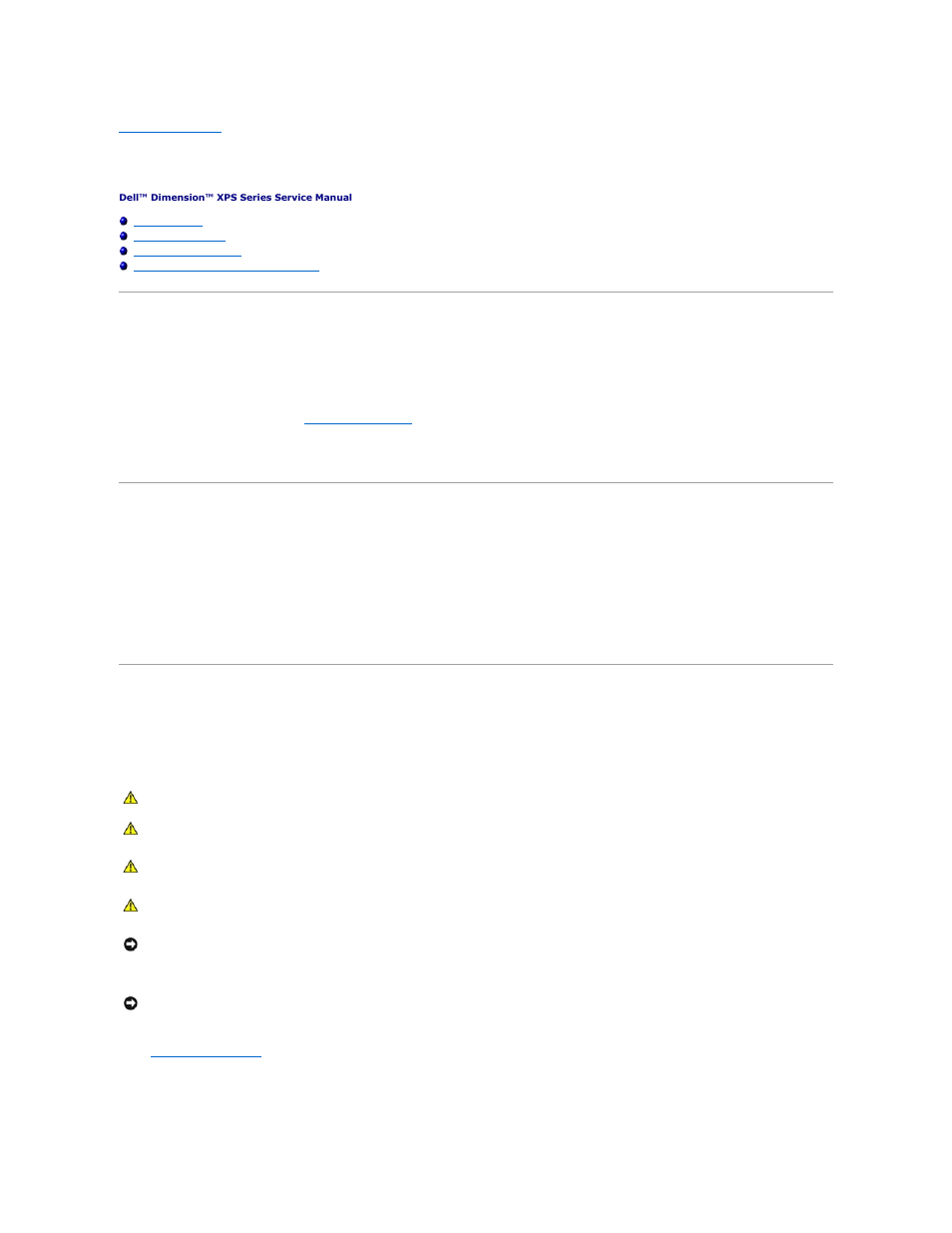 Before you begin, Getting started, Recommended tools | Precautionary measures | Dell XPS/Dimension XPS User Manual | Page 6 / 49