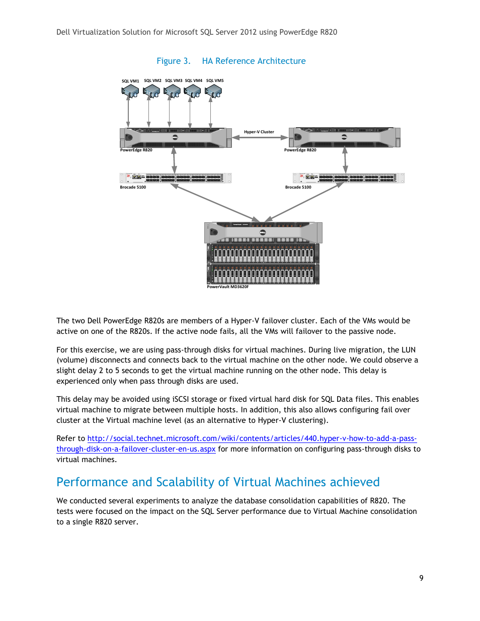 Figure 3, Ha reference architecture, Ha reference architecture figure 3 | Dell PowerEdge R820 User Manual | Page 9 / 18