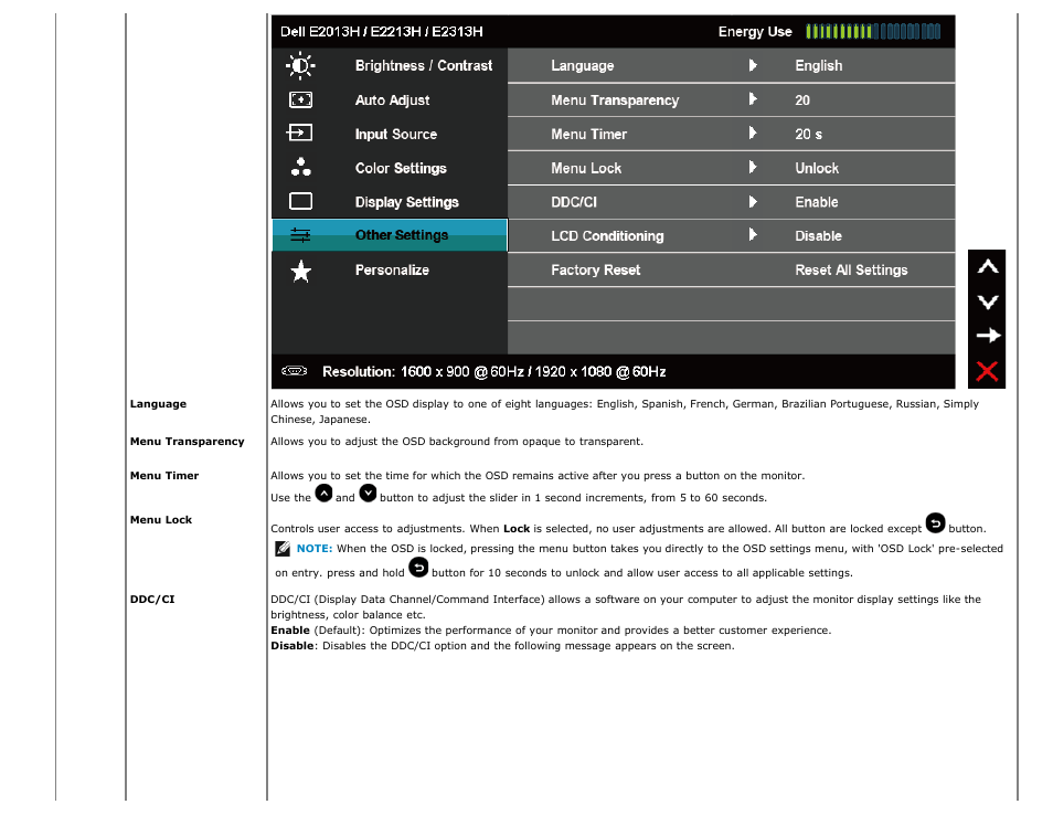 Dell E2213H Monitor User Manual | Page 31 / 51