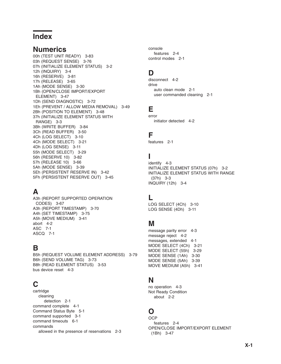 Index, Numerics | Dell PowerVault TL4000 User Manual | Page 115 / 116