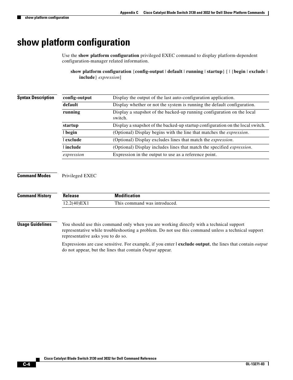 Show platform configuration | Dell POWEREDGE M1000E User Manual | Page 1014 / 1082