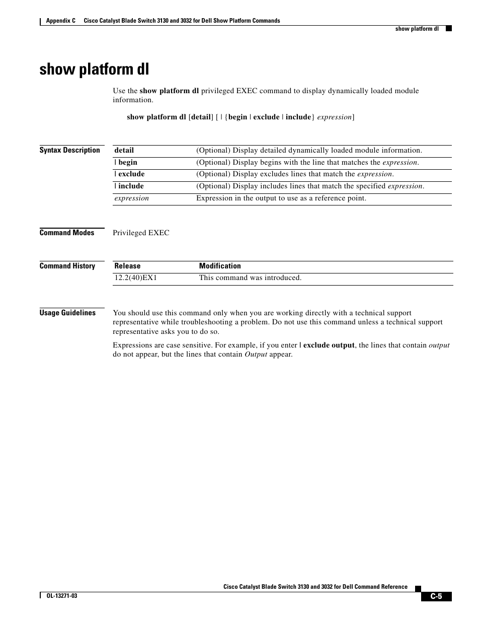 Show platform dl | Dell POWEREDGE M1000E User Manual | Page 1015 / 1082