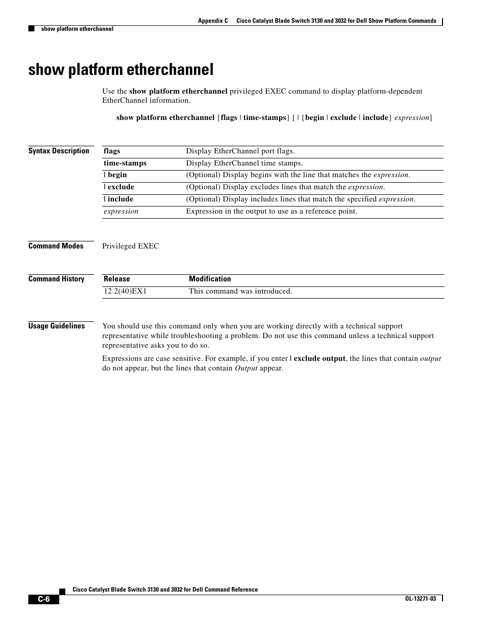 Show platform etherchannel | Dell POWEREDGE M1000E User Manual | Page 1016 / 1082