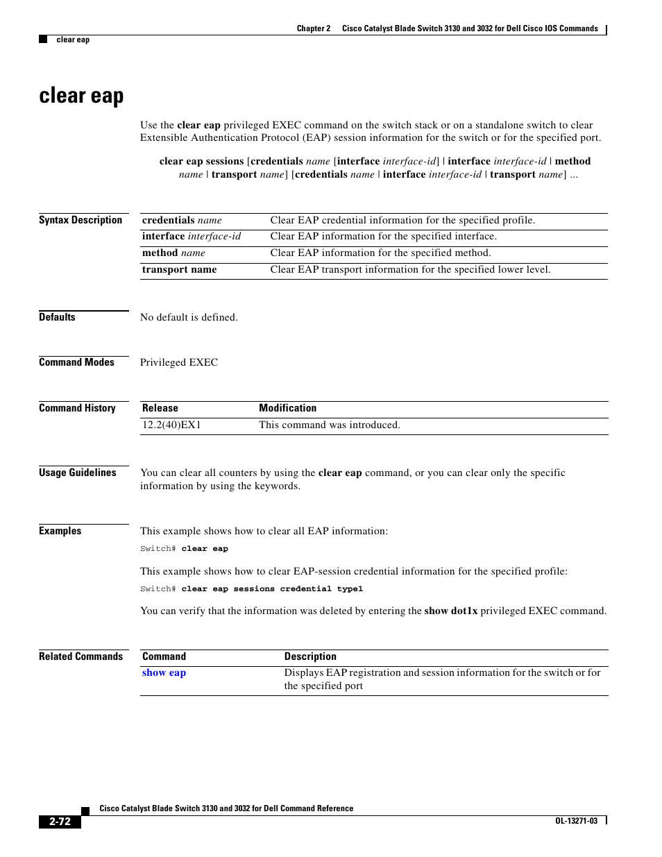 Clear eap | Dell POWEREDGE M1000E User Manual | Page 102 / 1082