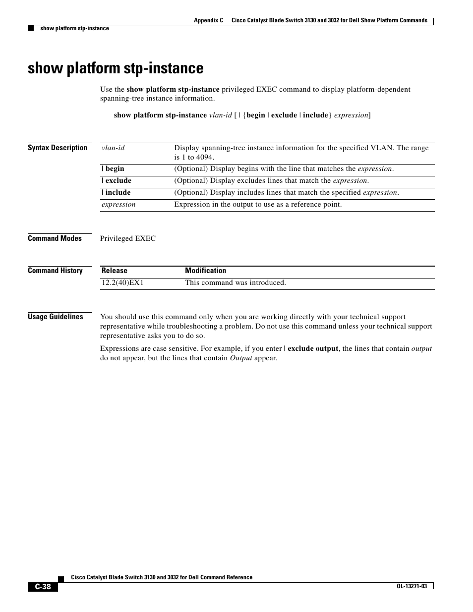 Show platform stp-instance | Dell POWEREDGE M1000E User Manual | Page 1048 / 1082