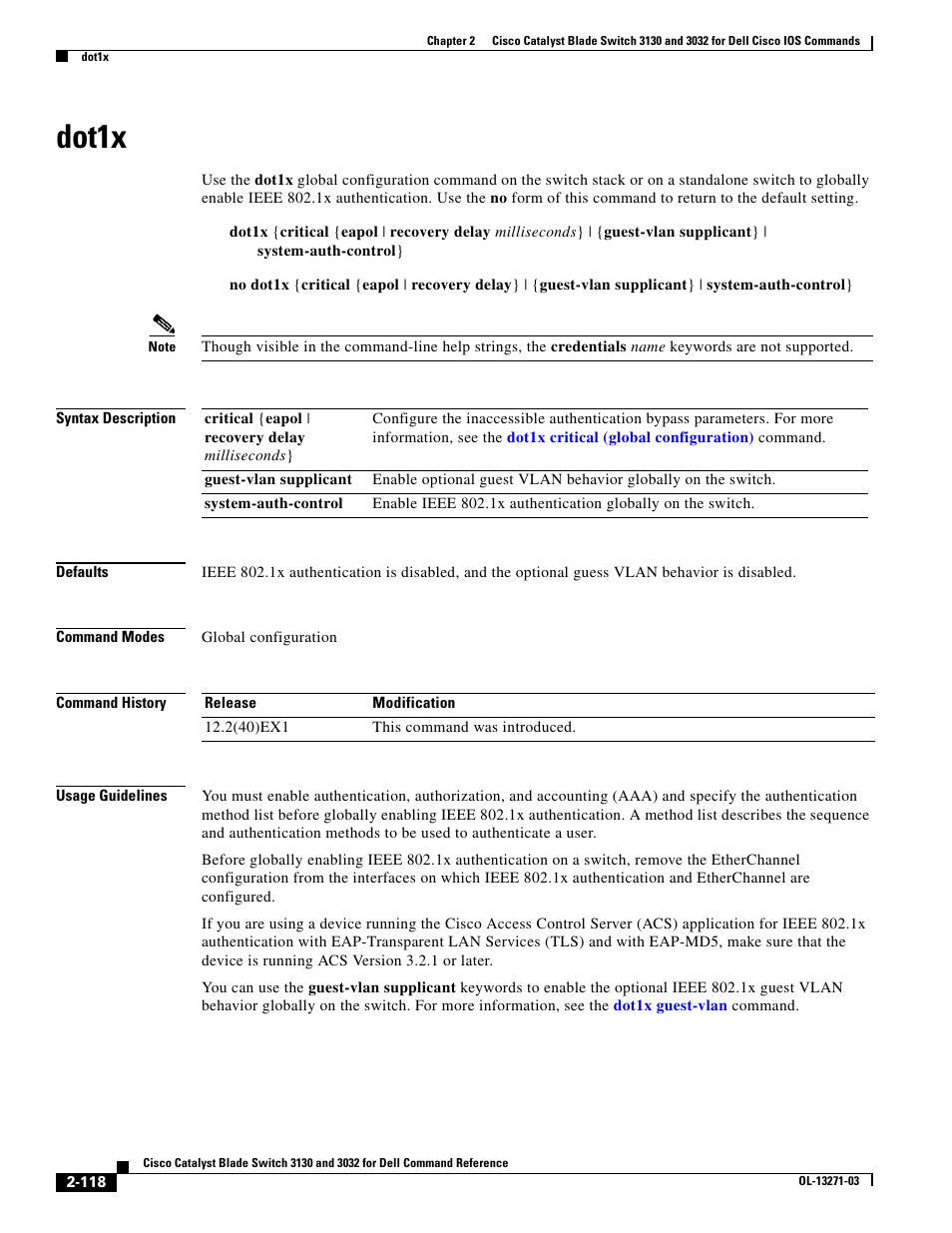 Dot1x | Dell POWEREDGE M1000E User Manual | Page 148 / 1082