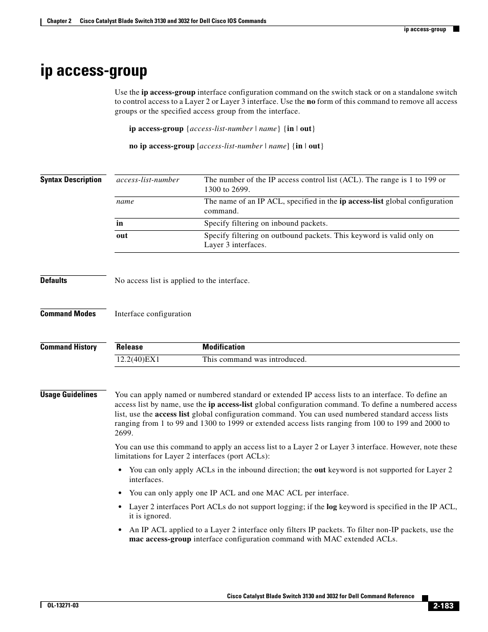 Ip access-group | Dell POWEREDGE M1000E User Manual | Page 213 / 1082