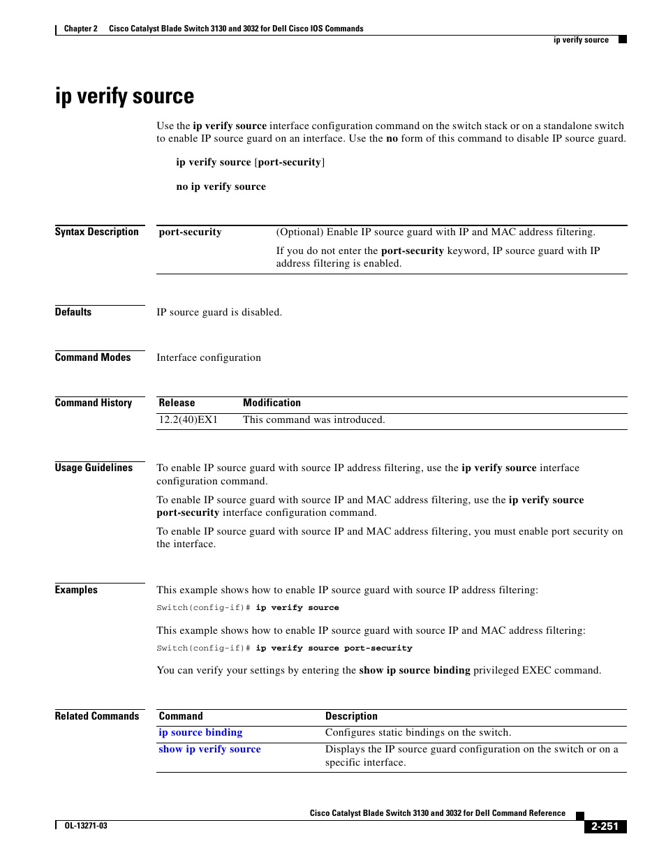 Ip verify source | Dell POWEREDGE M1000E User Manual | Page 281 / 1082