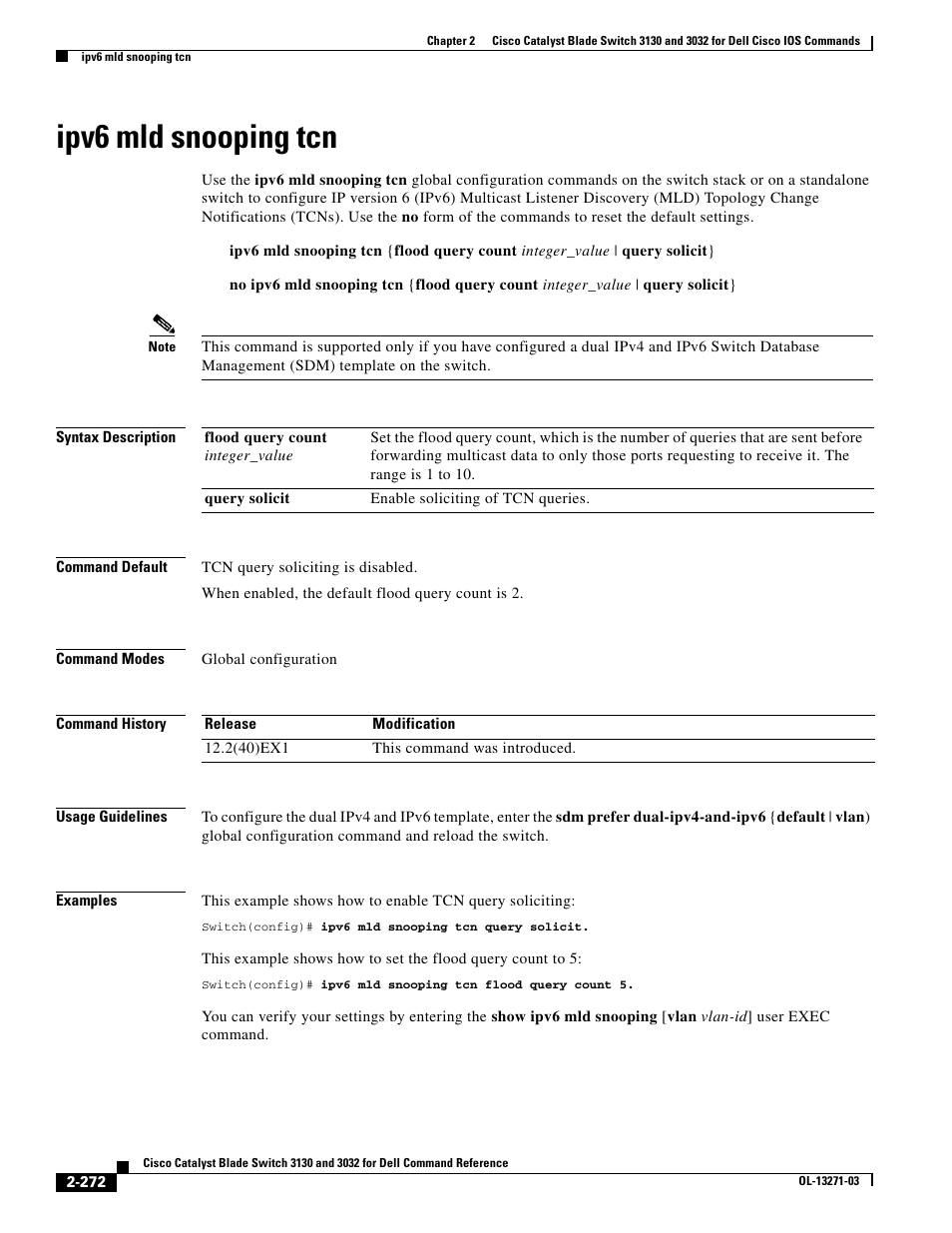 Ipv6 mld snooping tcn | Dell POWEREDGE M1000E User Manual | Page 302 / 1082