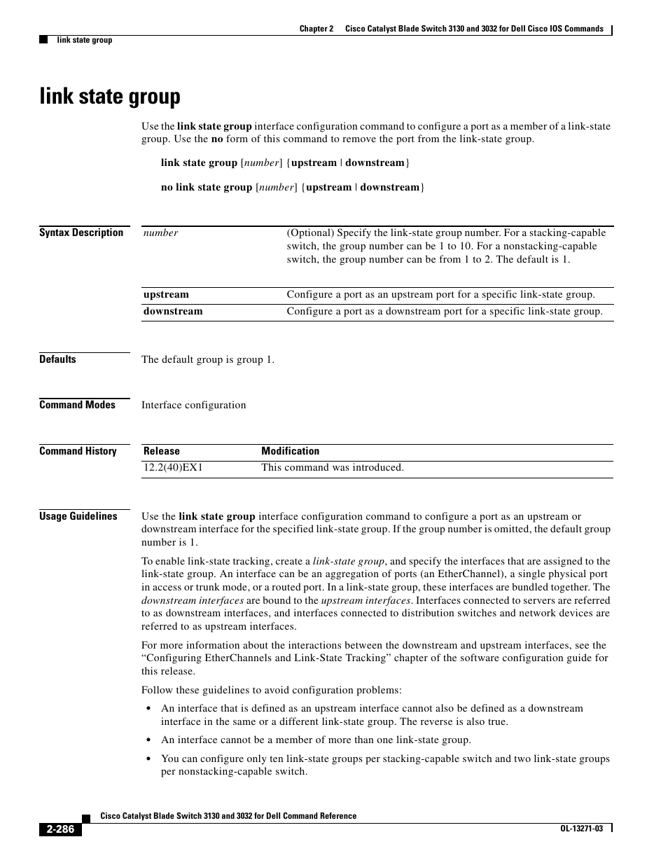 Link state group | Dell POWEREDGE M1000E User Manual | Page 316 / 1082