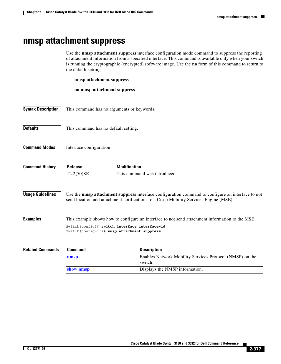 Nmsp attachment suppress | Dell POWEREDGE M1000E User Manual | Page 407 / 1082