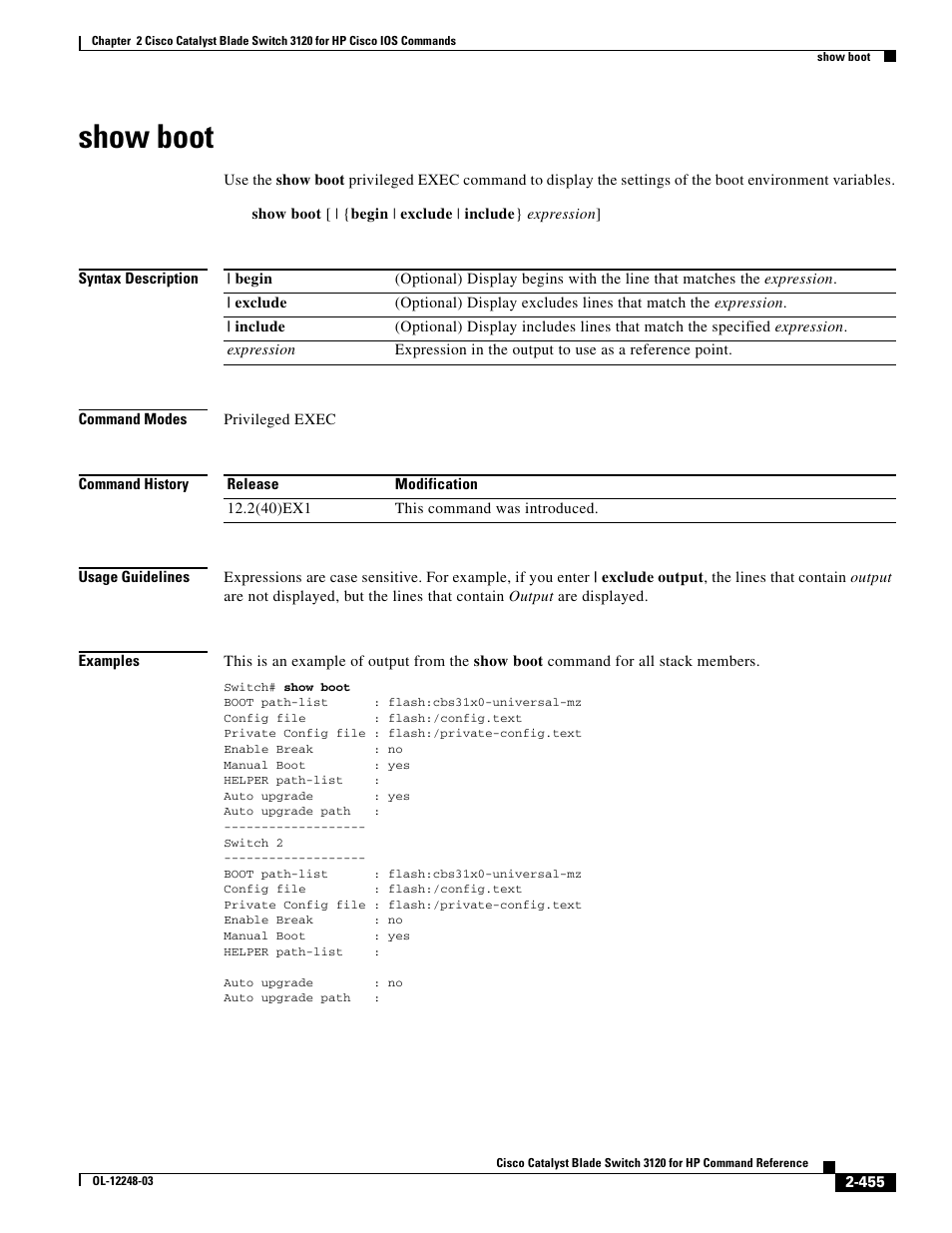 Show boot | Dell POWEREDGE M1000E User Manual | Page 485 / 1082