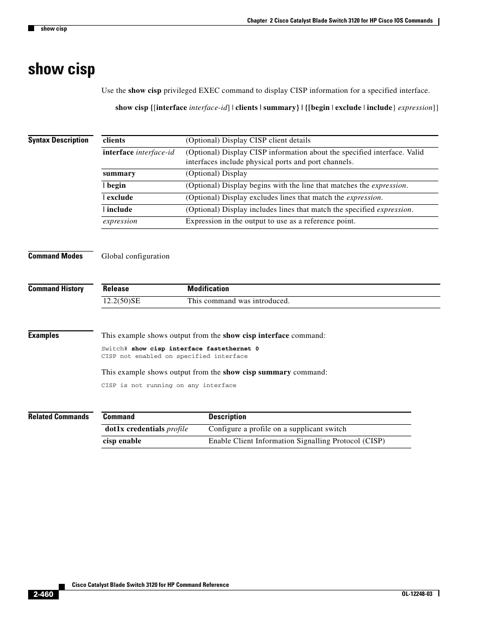 Show cisp | Dell POWEREDGE M1000E User Manual | Page 490 / 1082