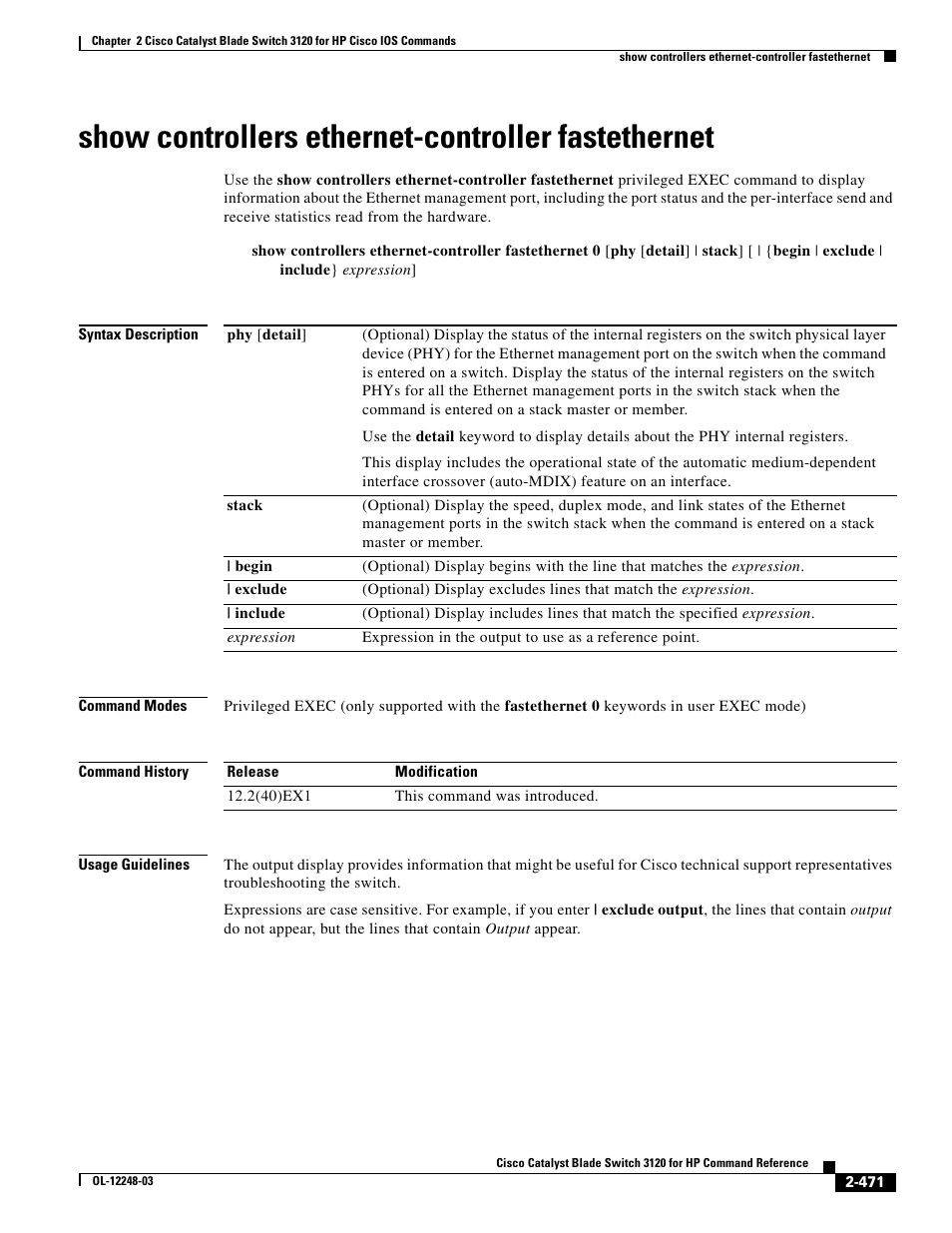 Show controllers ethernet-controller fastethernet | Dell POWEREDGE M1000E User Manual | Page 501 / 1082