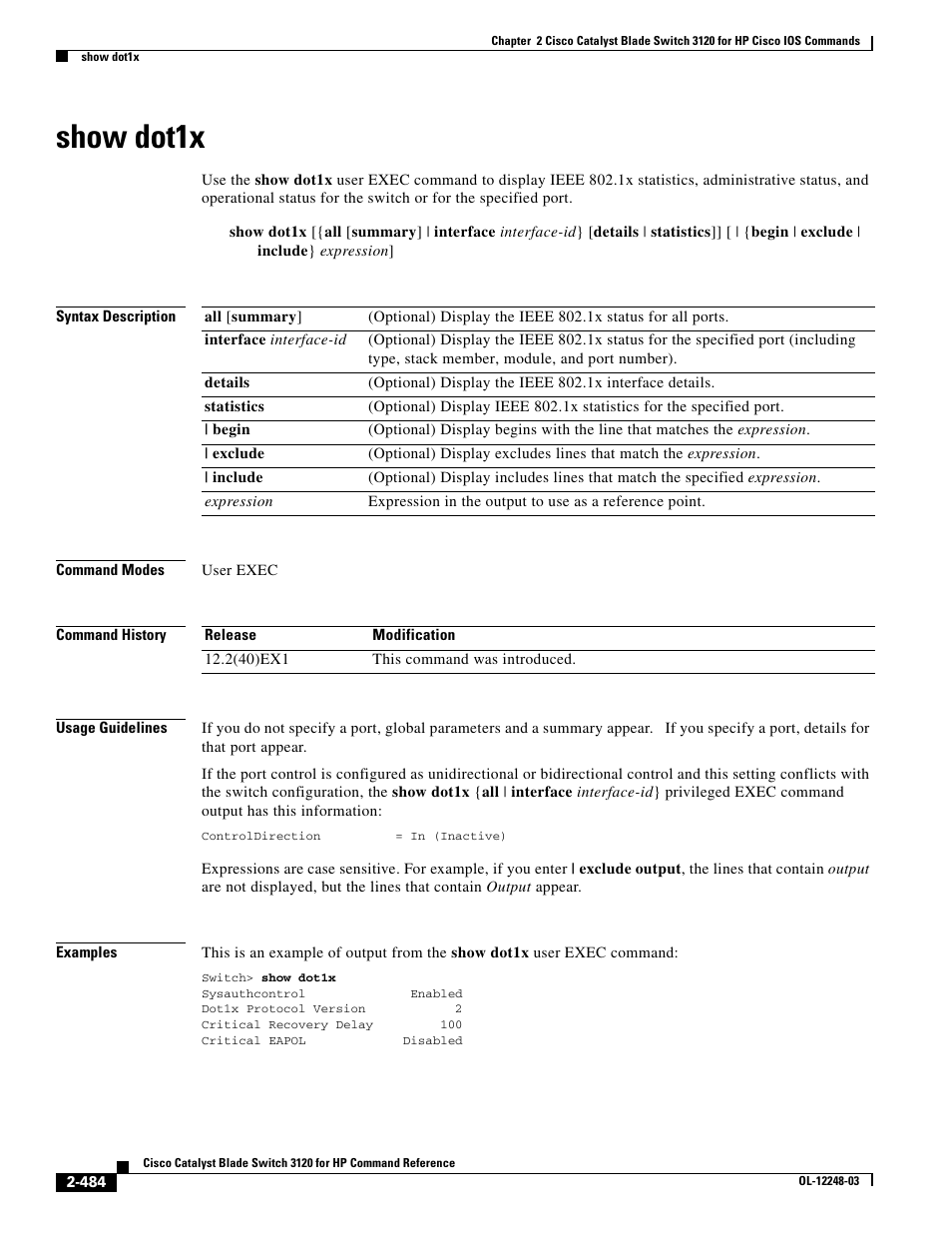 Show dot1x | Dell POWEREDGE M1000E User Manual | Page 514 / 1082