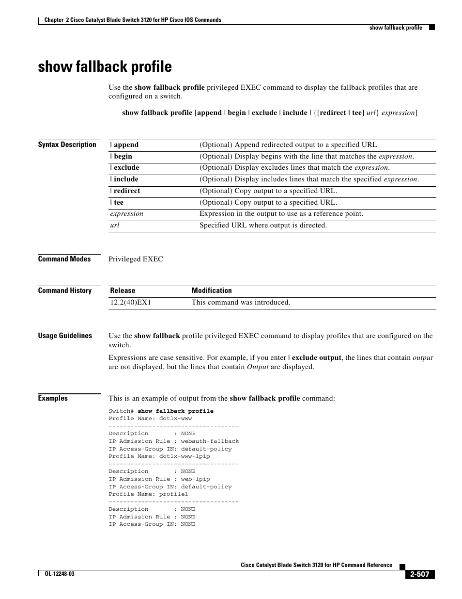 Show fallback profile | Dell POWEREDGE M1000E User Manual | Page 537 / 1082