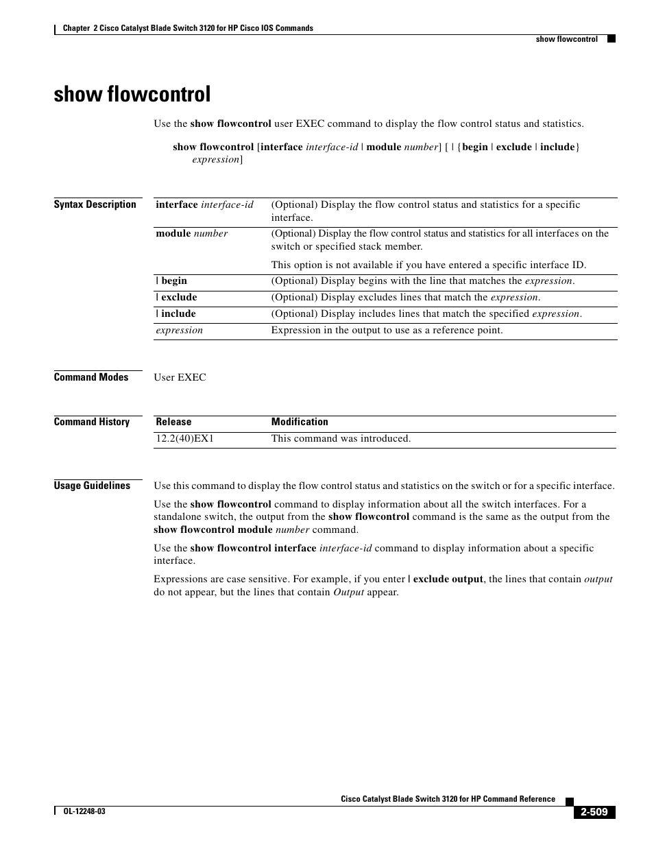 Show flowcontrol | Dell POWEREDGE M1000E User Manual | Page 539 / 1082