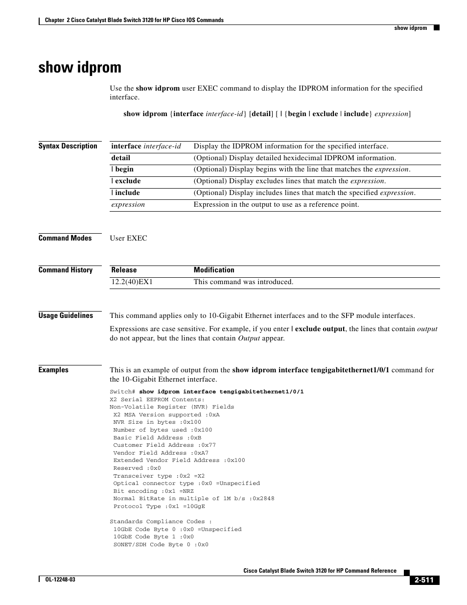 Show idprom | Dell POWEREDGE M1000E User Manual | Page 541 / 1082