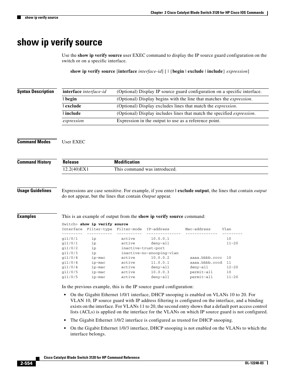 Show ip verify source | Dell POWEREDGE M1000E User Manual | Page 584 / 1082