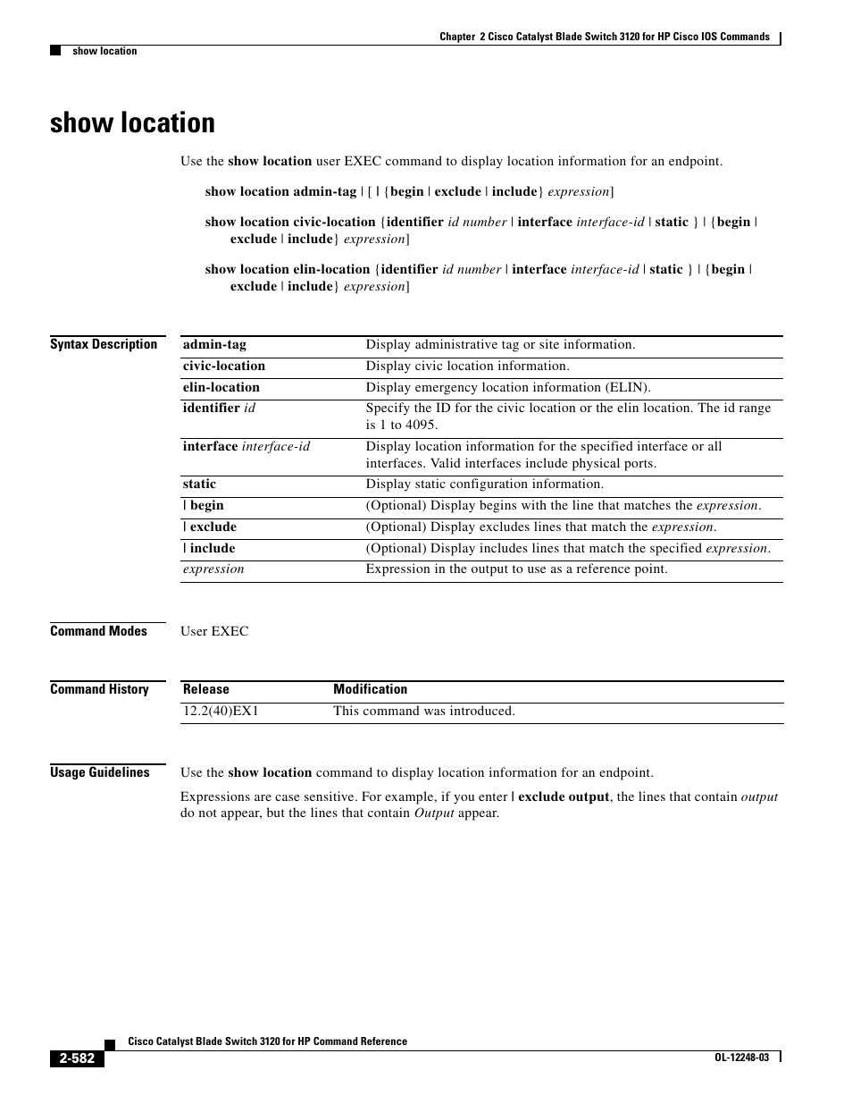 Show location | Dell POWEREDGE M1000E User Manual | Page 612 / 1082